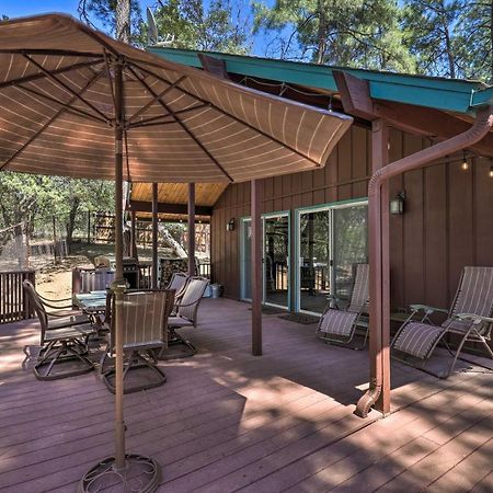 Rustic-Chic Prescott Cabin With Deck In Wooded Area! Villa Exterior photo