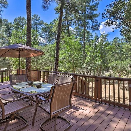 Rustic-Chic Prescott Cabin With Deck In Wooded Area! Villa Exterior photo