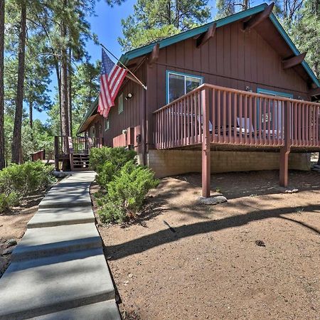 Rustic-Chic Prescott Cabin With Deck In Wooded Area! Villa Exterior photo