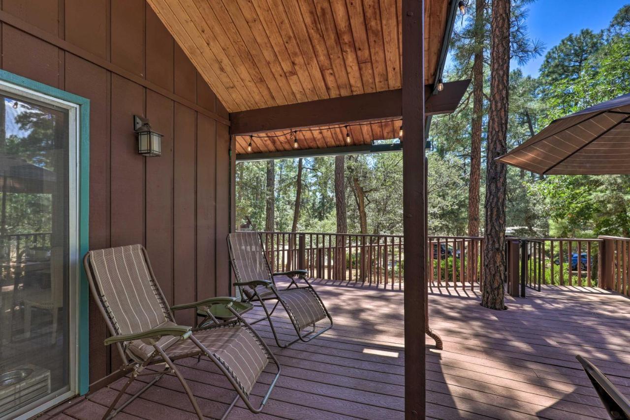 Rustic-Chic Prescott Cabin With Deck In Wooded Area! Villa Exterior photo